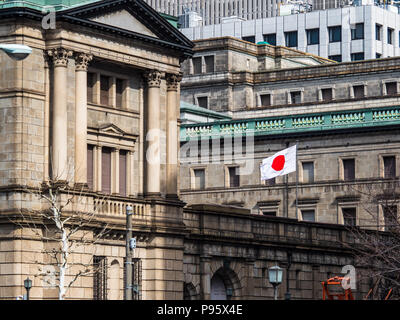 Bank of Japan, BoJ, la Banque centrale japonaise, également appelée Nichigin, à Tokyo, Japon. créé 1882. Banque D'Images