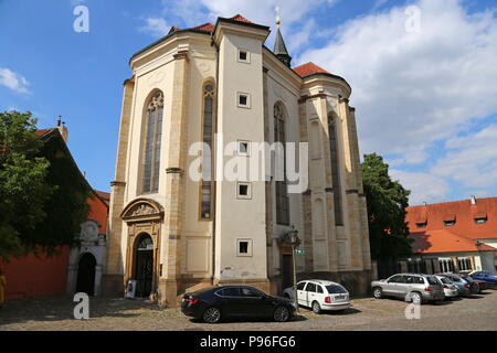 Église de St Roch, le monastère de Strahov, Nádvoří Strahovské, Hradčany, Prague, Tchéquie (République tchèque), de l'Europe Banque D'Images