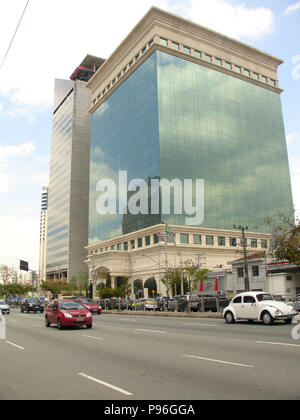 Immeuble, Avenue Juscelino Kubitschek, Itaim Bibi, São Paulo, Brésil Banque D'Images