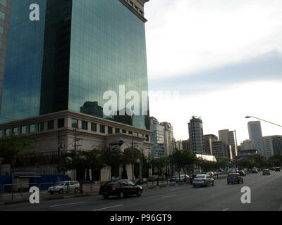 Immeuble, Avenue Juscelino Kubitschek, Itaim Bibi, São Paulo, Brésil Banque D'Images