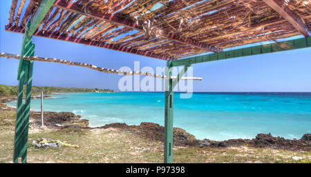 Vue de la baie des Cochons, Cuba Banque D'Images