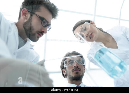 Groupe d'étudiants dans le laboratoire Banque D'Images