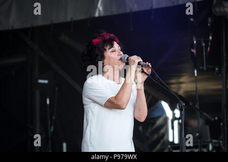 Deacon Blue effectuer au 2018 Cornbury Festival, Chadlington, Oxfordshire le 15 juillet 2018. Crédit : John Lambeth/Alamy Live News Banque D'Images