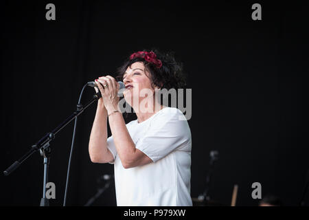 Deacon Blue effectuer au 2018 Cornbury Festival, Chadlington, Oxfordshire le 15 juillet 2018. Crédit : John Lambeth/Alamy Live News Banque D'Images