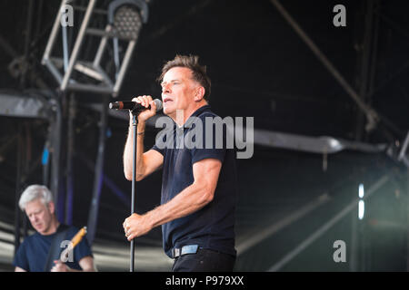 Deacon Blue effectuer au 2018 Cornbury Festival, Chadlington, Oxfordshire le 15 juillet 2018. Crédit : John Lambeth/Alamy Live News Banque D'Images