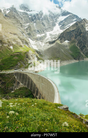 Kaprun, Stausee Mooserboden bei Zell am See, Salzbourg, Autriche Banque D'Images