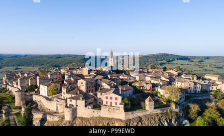 La France, Tarn, Gaillac, étiqueté Les Plus Beaux Villages de France (Les Plus Beaux Villages de France), vue générale du village fortifié (are Banque D'Images