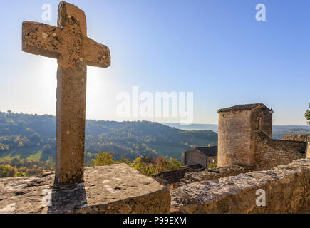 La France, Tarn, Gaillac, étiqueté Les Plus Beaux Villages de France (Les Plus Beaux Villages de France), la tour de la prison du haut des remparts Banque D'Images