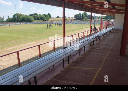 Le Groupe de stade à Dennyfield Mitton, Bradford. L'accueil d'Thackley AFC. Banque D'Images