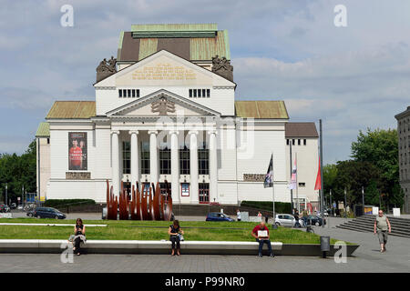 L'Allemagne, le centre-ville de Duisburg Banque D'Images