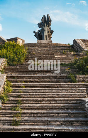 Monument à Sava Kovačević et partisans yougoslaves à Grahovo, Monténégro Banque D'Images