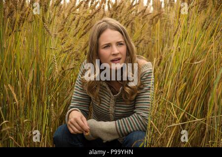 Titre original : Tomorrowland. Titre en anglais : Tomorrowland. Directeur du film : Brad Bird. Année : 2015. Stars : BRITT ROBERTSON. Credit : WALT DISNEY PICTURES / Album Banque D'Images