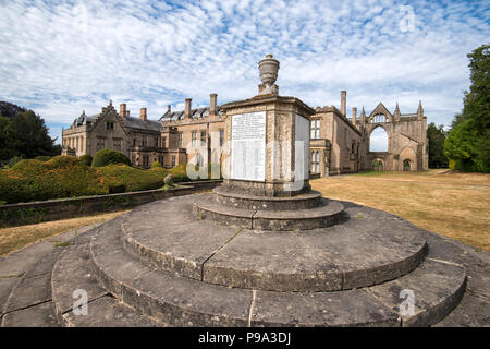 Au tombeau manœuvriers Newstead Abbey dans le Nottinghamshire, Angleterre, Royaume-Uni Banque D'Images