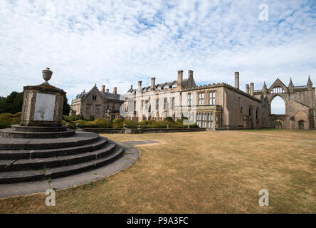 Au tombeau manœuvriers Newstead Abbey dans le Nottinghamshire, Angleterre, Royaume-Uni Banque D'Images