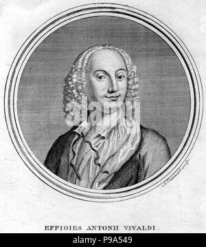 Antonio Vivaldi (1678-1741). Musée : collection privée. Banque D'Images