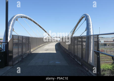 Celtic Gateway Bridge, Hamburg, Banque D'Images