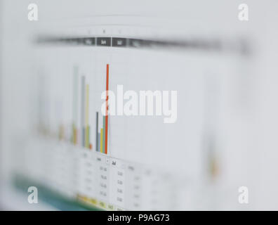 Graphique d'analyse de contexte : la comptabilité d'entreprise par le biais d'info Banque D'Images