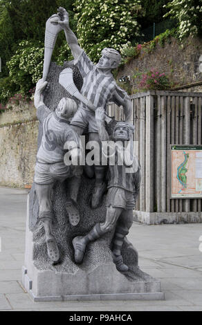 Monument de Hurling à Kilkenny Banque D'Images