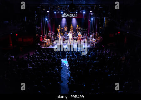 Barcelone, Espagne. 16 juillet, 2018. Les concerts par Coetu à Apolo. Festival GREC. Photographe : © Aitor Rodero. Credit : Aitor Rodero Aznarez/Alamy Live News Banque D'Images