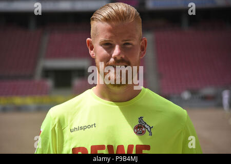 Cologne, Allemagne. 09 juillet, 2018. Deuxième Bundesliga, séance photo de 1. Le FC Cologne pour la saison 2018/2019 au stade RheinEnergie. Cologne, Timo Horn. Credit : Henning Kaiser/dpa/Alamy Live News Banque D'Images