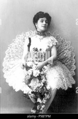 Prima Ballerina Mathilde Kschessinska (1872-1971). Musée : collection privée. Banque D'Images