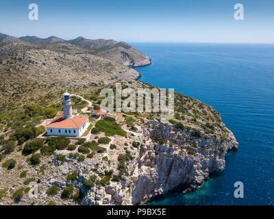 Vue aérienne de l'île de Lastovo Banque D'Images