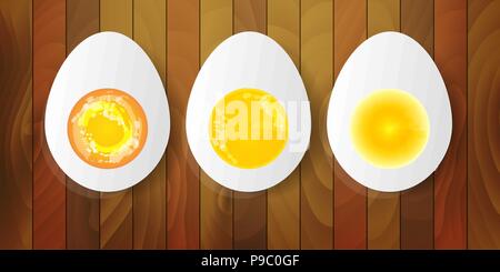 La coque souple moyen difficile en fond de bois Illustration de Vecteur