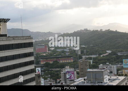 La région de Sabana Grande à Caracas à partir de El Recreo Shopping Mall (centre commercial El Recreo). Photos prises par Marcos Kirschstein et Vicente Quintero Banque D'Images