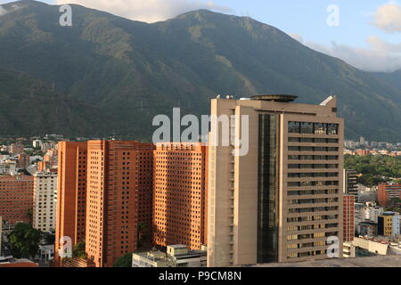 Bâtiments à Caracas au Venezuela, photo prise à partir de la région de Sabana Grande, centre commercial El Recreo. Vicente Quintero et Marcos Kirschstein Banque D'Images