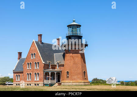Au sud-est de l'île de bloc Lumière, Rhode Island, USA Banque D'Images