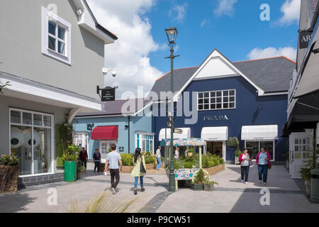 Kildare Village Shopping Outlet près de Dublin, Irlande, Europe Banque D'Images
