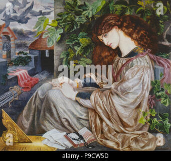 Dante Gabriel Rossetti - La Pia De' Tolomei Banque D'Images