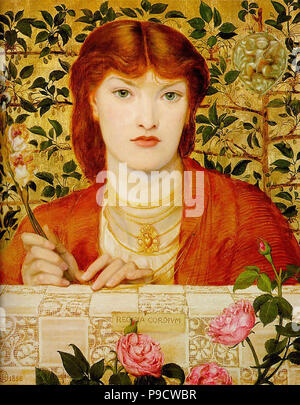 Dante Gabriel Rossetti - Regina Cordium 32 Banque D'Images