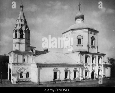 L'église de l'icône de Notre Dame du buisson ardent au Maidens' à Moscou. Musée : l'État russe et Film Photo Archive, Moscow. Banque D'Images