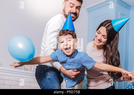 Happy Family Birthday party Banque D'Images