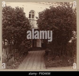 Monastère Sretensky de Kashin. L'entrée dans la maison où la grande-duchesse Élisabeth Feodorovna a vécu en 1909. Musée : collection privée. Banque D'Images