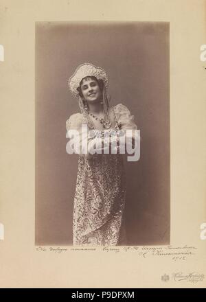 Portrait de la prima ballerina Mathilde Kschessinska (1872-1971). Musée : collection privée. Banque D'Images