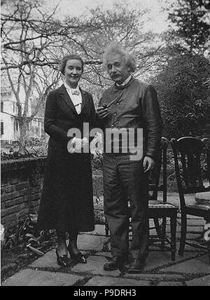 Margarita Ivanovna Konenkova, nee Vorontsova (1896-1980) et Albert Einstein (1879-1955). Musée : collection privée. Banque D'Images