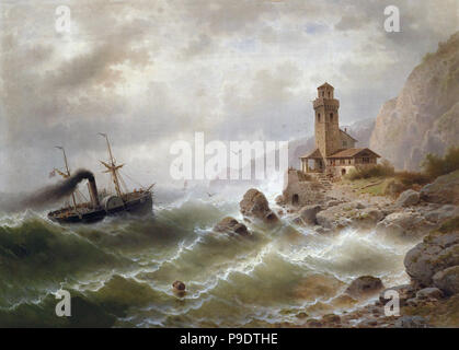 Rieger Albert - Vor der Dampfschiff Kücste Banque D'Images