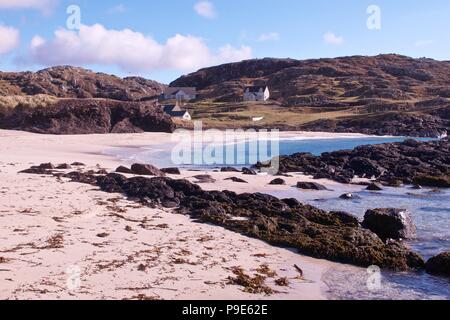 Clachtoll Beach, Sutherland Banque D'Images