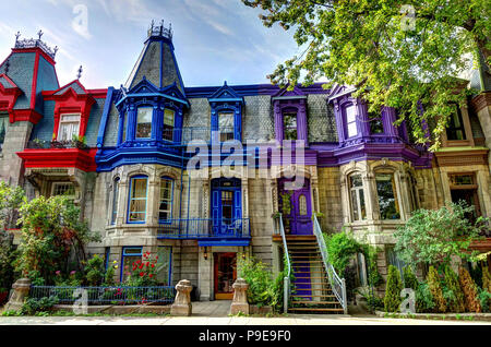 Plateau Mont-Royal, Montréal (Québec) Banque D'Images