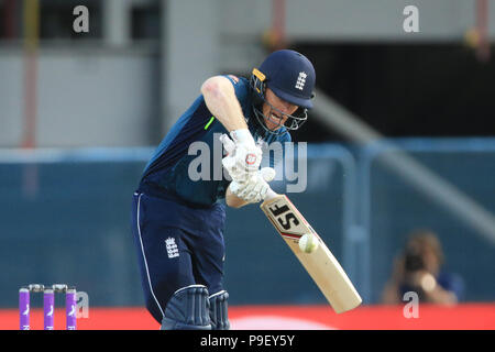 Emerald, Leeds, Royaume-Uni. 17 juillet 2018. Eion Morgan de l'Angleterre : Crédit News Images /Alamy Live News Banque D'Images