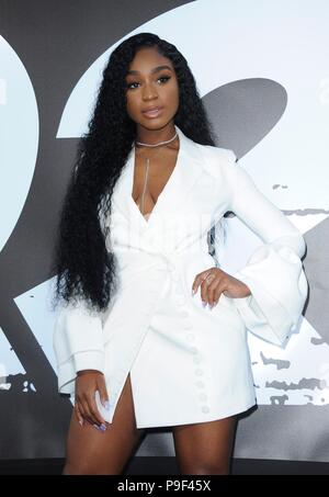 Los Angeles, CA, USA. 17 juillet, 2018. À Normani arrivés pour la premiere, EQUALIZER 2 Théâtre chinois de Grauman (autrefois Grauman's), Los Angeles, CA, 17 juillet 2018. Credit : Elizabeth Goodenough/Everett Collection/Alamy Live News Banque D'Images