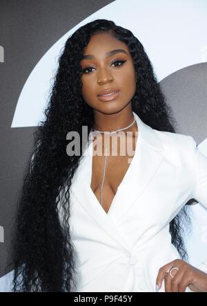 Los Angeles, CA, USA. 17 juillet, 2018. À Normani arrivés pour la premiere, EQUALIZER 2 Théâtre chinois de Grauman (autrefois Grauman's), Los Angeles, CA, 17 juillet 2018. Credit : Elizabeth Goodenough/Everett Collection/Alamy Live News Banque D'Images