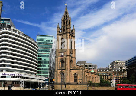 Notre Dame et St Nicholas church, Chapel Street, Liverpool, Merseyside, England, UK Banque D'Images