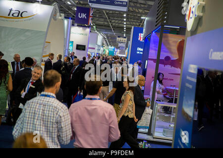 Farnborough 2018 Journée du commerce Banque D'Images