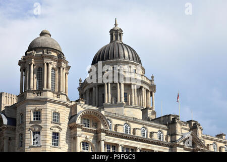 Le port de Liverpool Building, George's Parade, Pier Head, UNESCO World Heritage Site, Liverpool, Merseyside, England, UK Banque D'Images