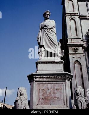 MONUMENTO A DANTE. Lieu : extérieur, FIRENZE, Italia. Banque D'Images