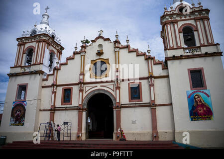 La Cathédrale Saint-james the Apostle aussi appelée cathédrale Santiago de Veraguas Panama en prêt pour la Journée mondiale de la Jeunesse (JMJ) 2019 Banque D'Images