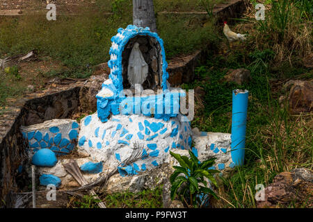 Notre Dame du Mont Carmel La Virgen del Carmen dans l'île de Taboga Panama Banque D'Images